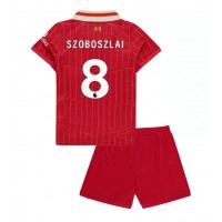 Dres Liverpool Dominik Szoboszlai #8 Domáci pre deti 2024-25 Krátky Rukáv (+ trenírky)